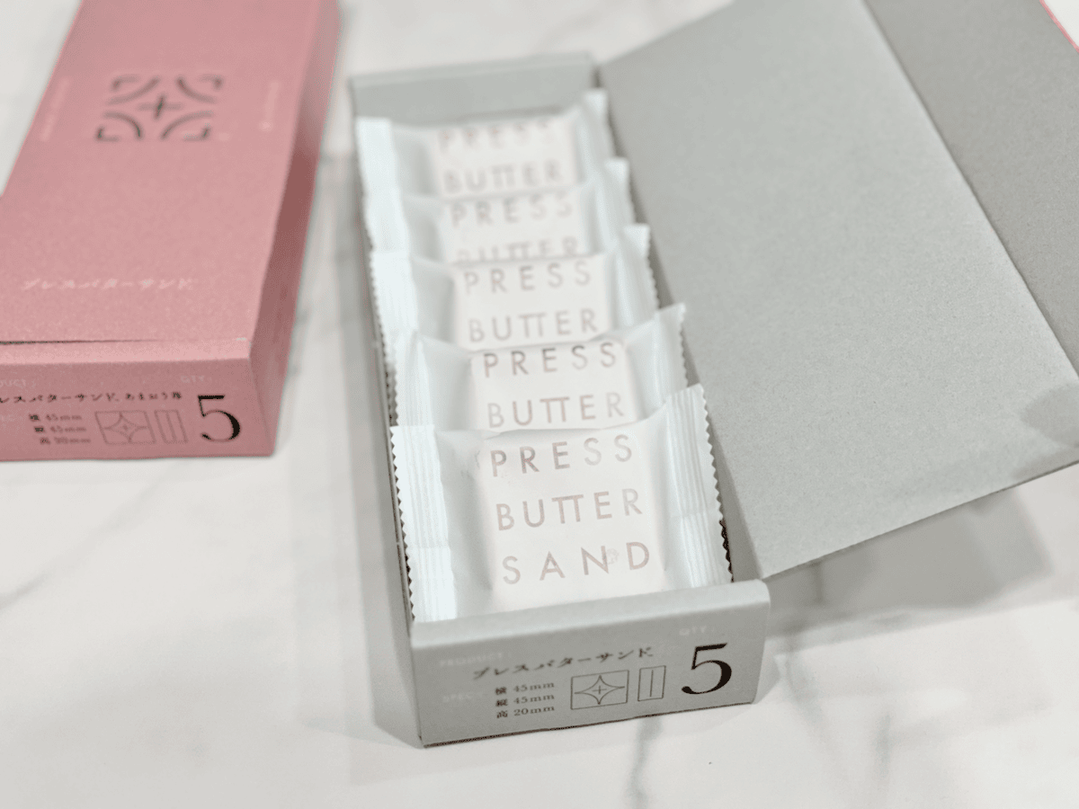 PRESS BUTTER SAND 焦糖奶油夾心餅乾