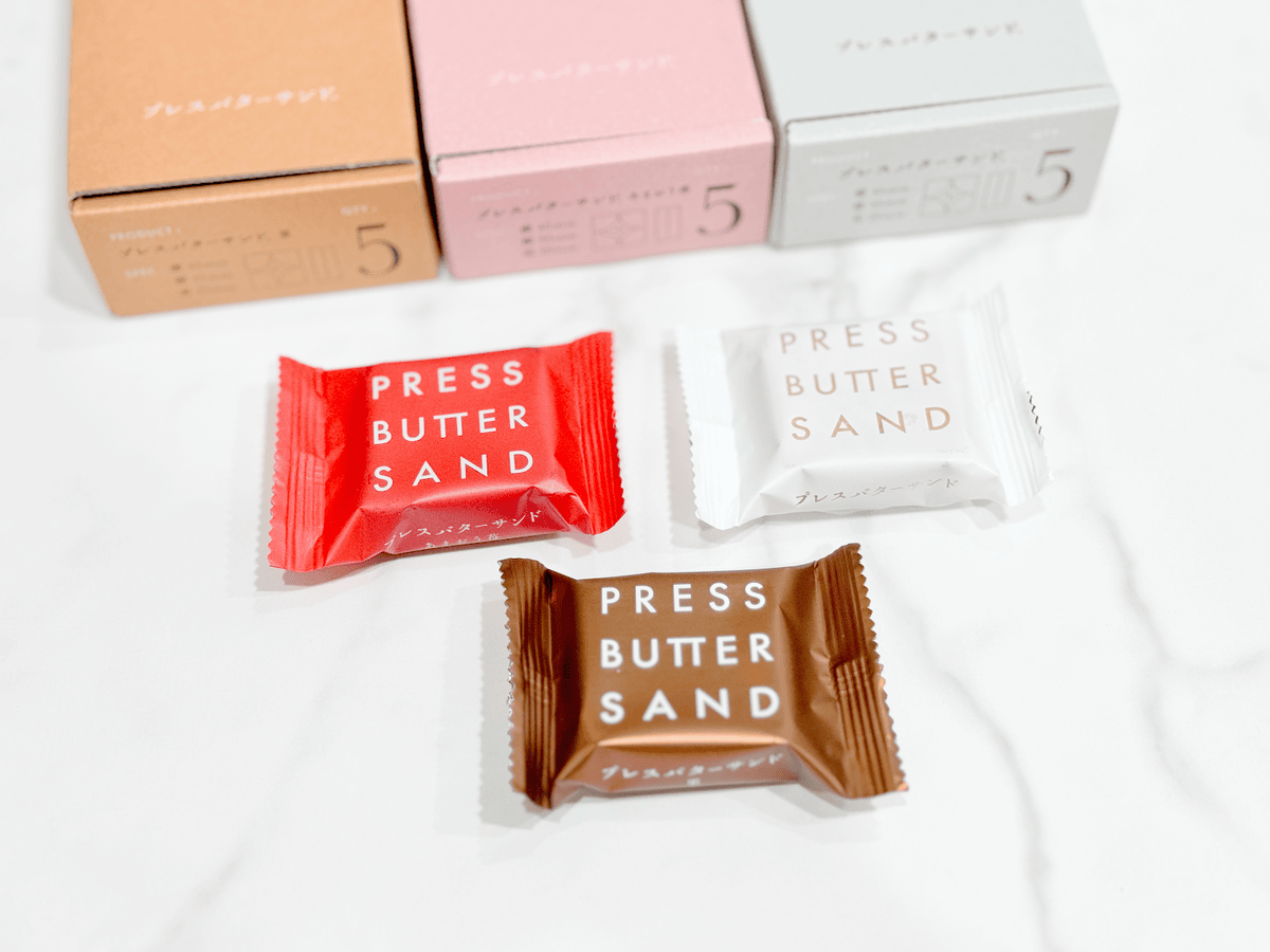 PRESS BUTTER SAND 焦糖奶油夾心餅乾