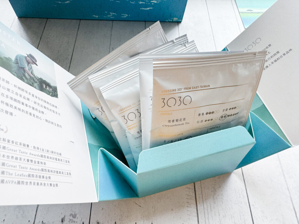 3030茶葉禮盒,水田秧秧,芬芳菊花茶包