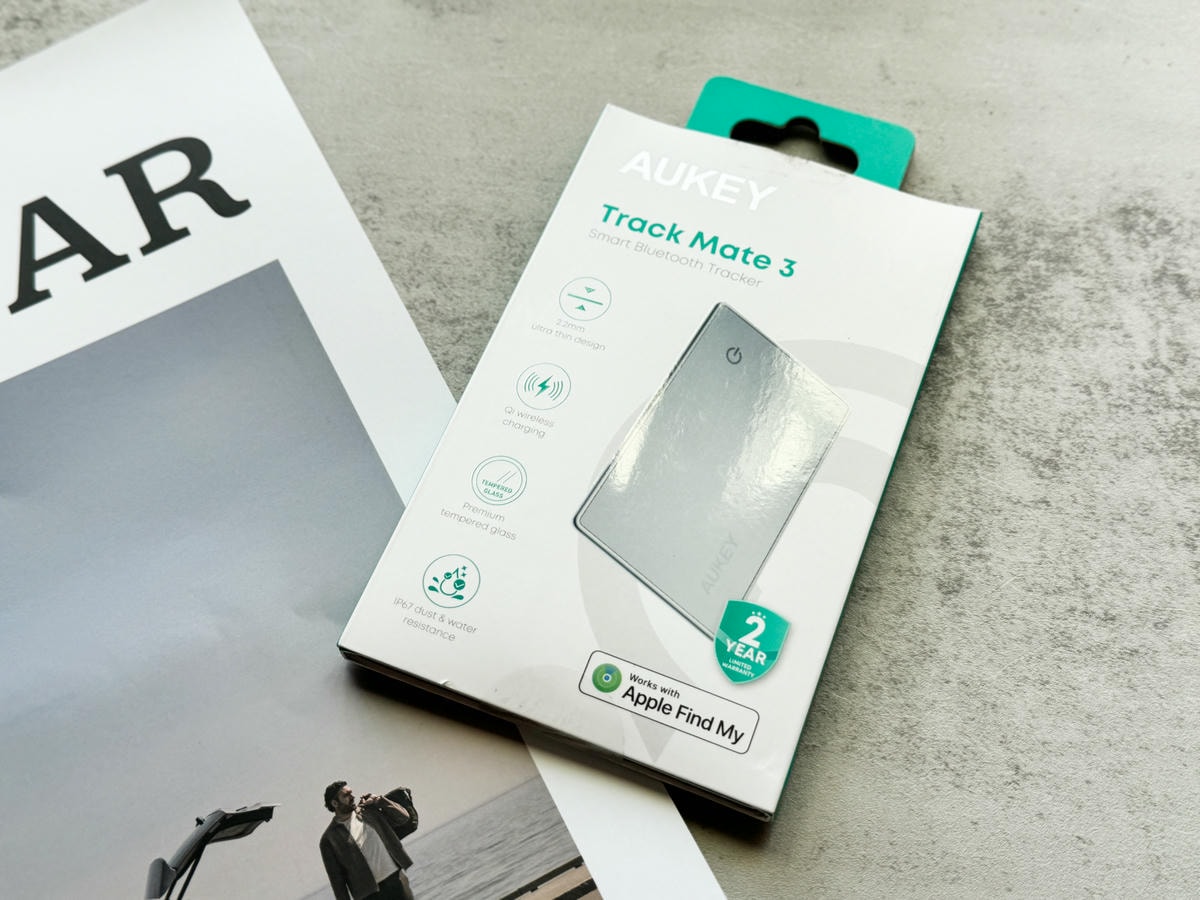AUKEY TM-21 APPLE 專用輕薄追蹤定位器|錢包沒有不見,只是忘了在哪邊 - 第1張圖