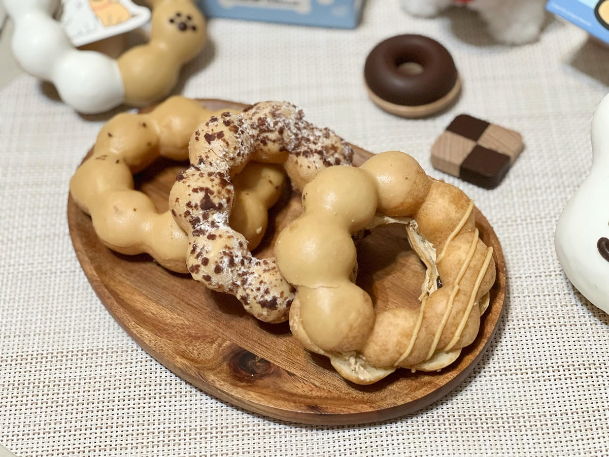 Mister Donut x 線條小狗|太可愛要講一萬次!狗勾實體化!全新聯名甜甜圈開箱! - 第9張圖