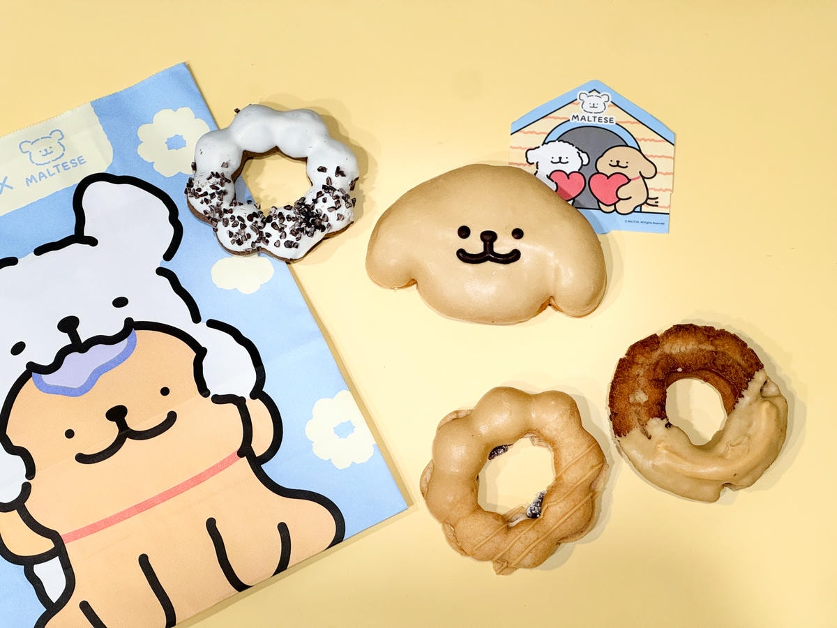 Mister Donut x 線條小狗|太可愛要講一萬次!狗勾實體化!全新聯名甜甜圈開箱! - 第12張圖