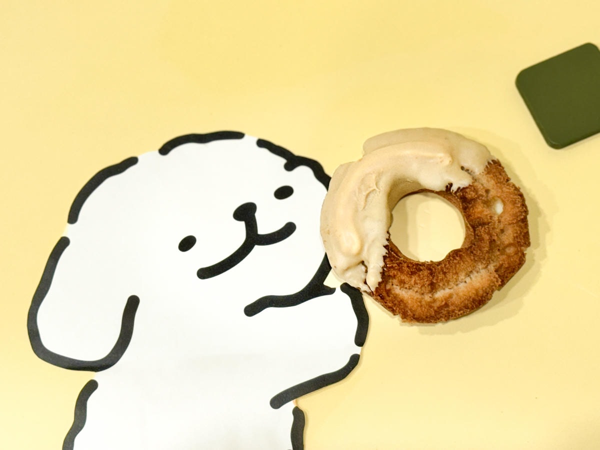 Mister Donut x 線條小狗|太可愛要講一萬次!狗勾實體化!全新聯名甜甜圈開箱! - 第7張圖