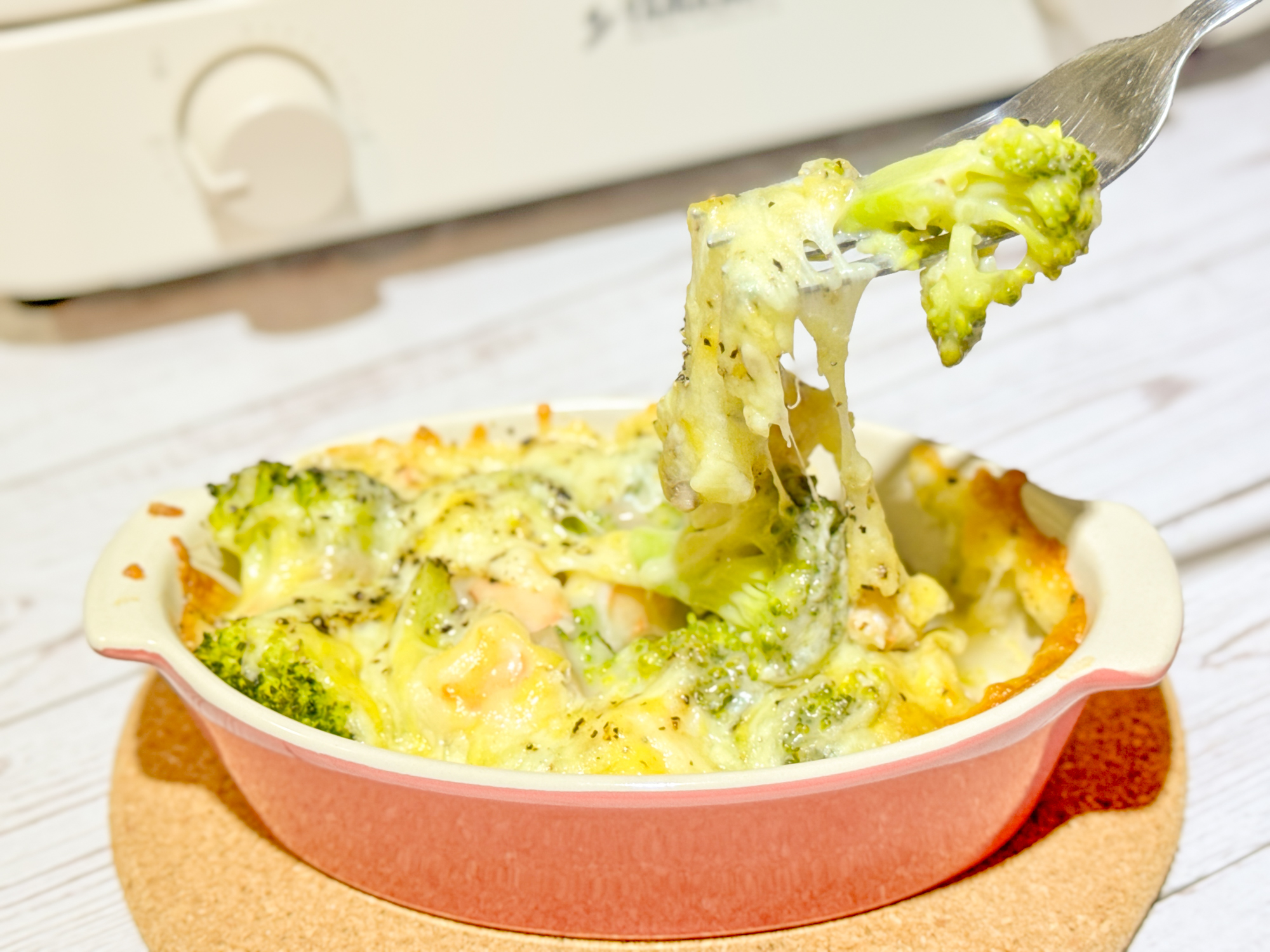 焗烤白醬花椰菜|初級烤箱料理!不焗飯麵,來焗花椰,松露白醬超推! - 第1張圖