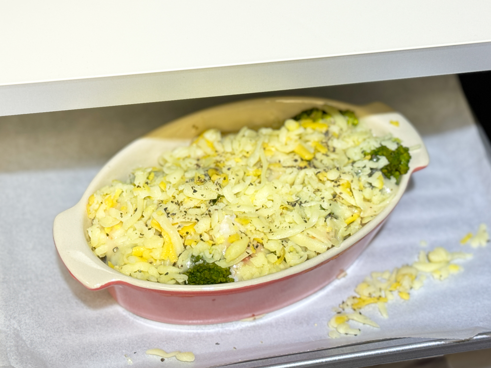 焗烤白醬花椰菜|初級烤箱料理!不焗飯麵,來焗花椰,松露白醬超推! - 第9張圖 焗烤海鮮花椰菜